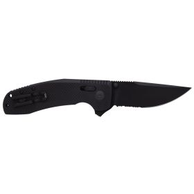 SOG-TAC XR BLACKOUT PARTIALLY SERRATED