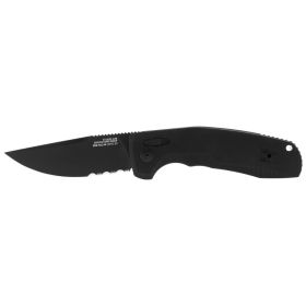 SOG-TAC AU – BLACK / PARTIALLY SERRATED