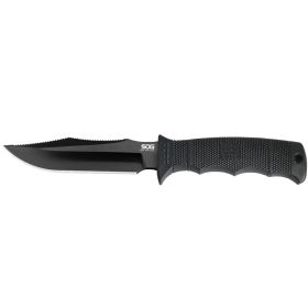 SOG-SEAL PUP ELITE - NYLON SHEATH - BLACK TINI, STRAIGHT EDGE