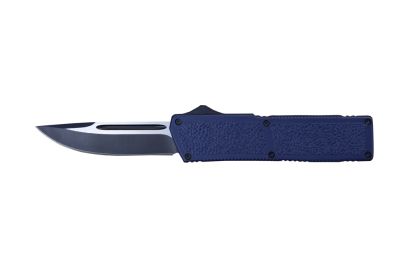 Lightning Elite Blue Drop Point Two Tone Blade