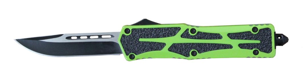 DELTA FORCE MARAUDER OTF AUTOMATIC KNIFE GREEN (3.5" TWO-TONE)