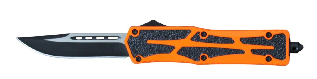 DELTA FORCE MARAUDER OTF AUTOMATIC KNIFE ORANGE (3.5" TWO-TONE)