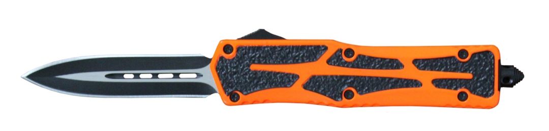 DELTA FORCE MARAUDER OTF DAGGER AUTOMATIC KNIFE ORANGE (3.5" TWO-TONE)