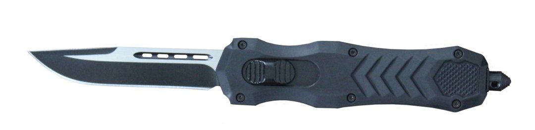 DELTA FORCE HD OTF AUTOMATIC KNIFE BLACK (3.75" TWO-TONE)