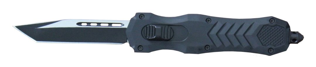 DELTA FORCE HD OTF AUTOMATIC TANTO KNIFE BLACK (3.75" TWO-TONE)