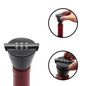 SP004 Wine Stopper with Password Combination Lock Creative Wine Bottle Stopper Lock