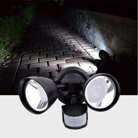 Solar Power 36 LED PIR Motion Sensor Spot Wall Light Outdoor Dual Security Flood Lamp