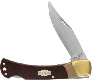 Schrade Old Timer 6OT - Golden Bear Lockback Folding Knife