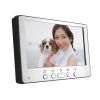 7inch Video Doorbell Camera with Monitor Hands-free Intercom IR Night Vision IP55 Waterproof Built-in 16 Chord Sounds Video Door Entry Security System