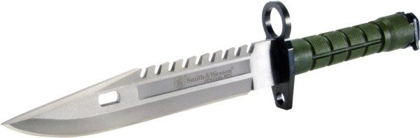 Smith & Wesson SW3G - Special Ops M-9 Bayonet Clip Point Fixed Blade K