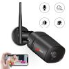 Color: Black, style: B, power: US - Ultra-clear Home Outdoor Security Surveillance WIFI Camera