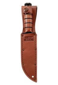 KA-BAR 1251S - Short Brown Learther USA Sheath