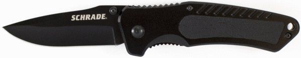 Schrade SCH206 - Liner Lock Folding Knife Drop Point Blade Aluminum Ha