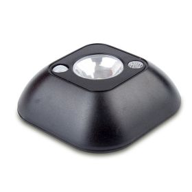 Color: Black - 1pc New Mini Infrared Wireless Motion Sensor Night Light Ceiling Battery Powered Lamp Wholesale