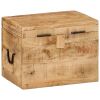 vidaXL Storage Box 15.4"x11"x12.2" Solid Wood Mango