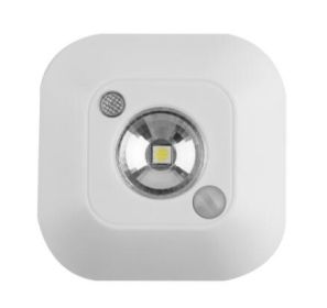 Color: White - 1pc New Mini Infrared Wireless Motion Sensor Night Light Ceiling Battery Powered Lamp Wholesale