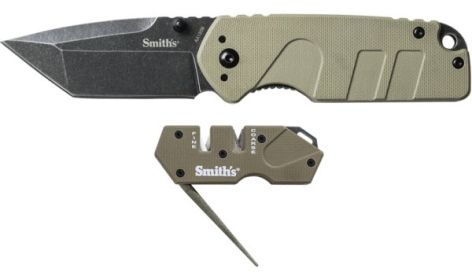 Campaign Knife + PP1 Tactical Mini Combo (Desert Tan)