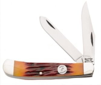 4 1/8 In. Red Stag Bone Large Trapper