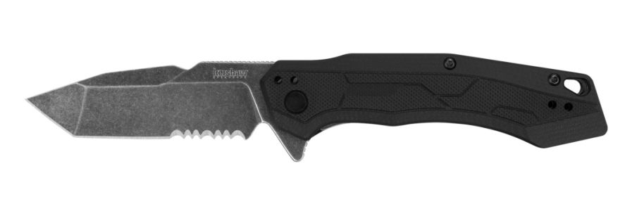 Kershaw 2062ST Analyst Assisted Flipper Knife 3.25" BlackWashed Tanto