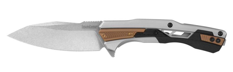 Kershaw 2095 Endgame KVT Flipper Knife 3.25" D2 Stonewashed Drop Point