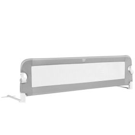 59-Inch Extra Long Bed Rail Guard-Gray