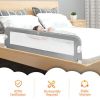 59-Inch Extra Long Bed Rail Guard-Gray