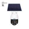 ESCAM QF724 3MP 24 Hours Recording Cloud Storage PT 4G Battery PIR Alarm IP Camera with Solar Panel Full Color Night Vision IP66