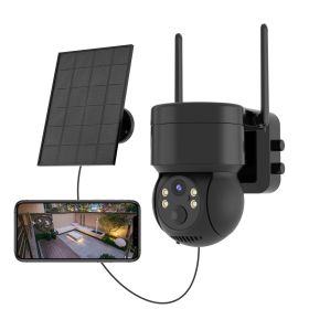 4MP WiFi Solar Camera HD Wireless Surveillance IP Cam with Solar Panel 4X Zoom Human Detection 7800mAh Recharge Battery CCTV Surveillance Cameras