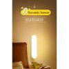 Intelligent Night Light Human Motion Sensor Led Usb Rechargeable Wall Light for Home Bedroom Hallway Warm Light