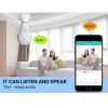 Camera Wifi 360 Security Camera Bulb Lampada Ip Lamp Wireless Panoramic Home Cctv Fisheye Home Security as picture show