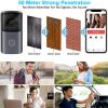 M10 Smart Hd 720p 2.4g Wireless Wifi Video Doorbell Camera Visual Intercom Night Vision Ip Doorbell Wireless Security Camera M10 Silver