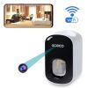 1080P HD Mini Camera Toothpaste Dispenser Wifi Night Vision Wireless IP Cameras Home Security Video Recorder Black