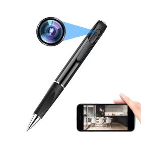 1080p Wifi Mini Pen Camera Micro Cams Voice Recorder Surveillance Body Camcorder Black