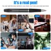 1080p Wifi Mini Pen Camera Micro Cams Voice Recorder Surveillance Body Camcorder Black