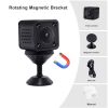 1 Set CCTV Camera F9 1080p Hd Wifi Cam Mini Ip Camera Infrared Night Vision Camcorder Black