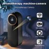 Aroma Diffuser Camera 1080P HD Wifi P2p Night Vision Mini Camera Home Remote Monitoring Baby Monitor Black