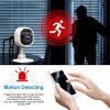 A3 1080p Surveillance Camera 360-degree Rotating Pir Motion Detection Night Vision Wireless Wifi Cam White