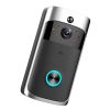 V5 Wireless Smart Video Doorbell Camera HD Wifi Doorbell Human Detection Anti-Theft Alarm Doorbell Camera Silver Black