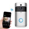 V5 Wireless Smart Video Doorbell Camera HD Wifi Doorbell Human Detection Anti-Theft Alarm Doorbell Camera Silver Black