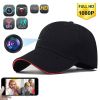 Sports Camera Baseball Cap Hands Free Sporting Action Camera Full HD 1080P Video Shooting Wearable M3 White