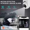 K7 Security Camera Wi-Fi Surveillance Camera Siren Alert Night Vision Smart 1080P HD Cams Smart Camera US Plug