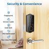 US PIONEERWORKS Keyless Entry Door Lock 5 in 1 Smart Lock Fingerprint Deadbolt