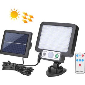 Led Solar Wall Lamp 3 Mode Ip65 Waterproof Motion Sensor Street Light for Garden Courtyard Porch Yard JX-F56 light