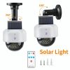 Led Solar Light Motion Sensor Security Fake Camera Lamp With Solar Panel For Outdoor Wall Street Yard JX-5116 (with remote control)