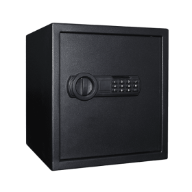 Oversized safe with electronic lock; spare key; 1 tier black safe model 36SAQ