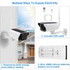 1080P Solar Powered WiFi IP Camera Two-Way Intercom Security Surveillance Camera