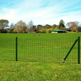 Euro Fence Steel 82'x5.6' Green