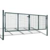 Garden Mesh Gate Fence Door Wall Grille 113.8" x 29.5" / 120.5" x 49.2"