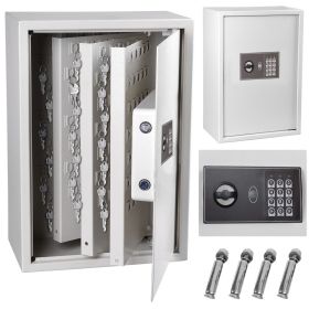 Digital Safe for Keys w/ Digits & Keys Whi