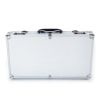 45*25*7.5cm Aluminum New Framed Locking Gun Pistol HandGun Lock Box Hard Storage Carry Case Silver